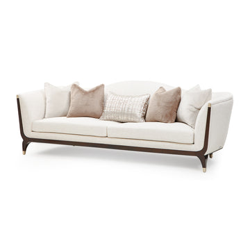 Paris Chic Espresso/Cremini Sofa - Ornate Home
