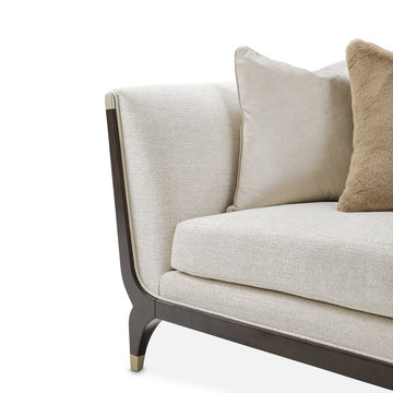 Paris Chic Espresso/Cremini Sofa - Ornate Home