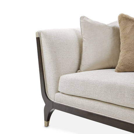 Paris Chic Espresso/Cremini Sofa - Ornate Home