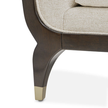 Paris Chic Espresso/Cremini Sofa - Ornate Home