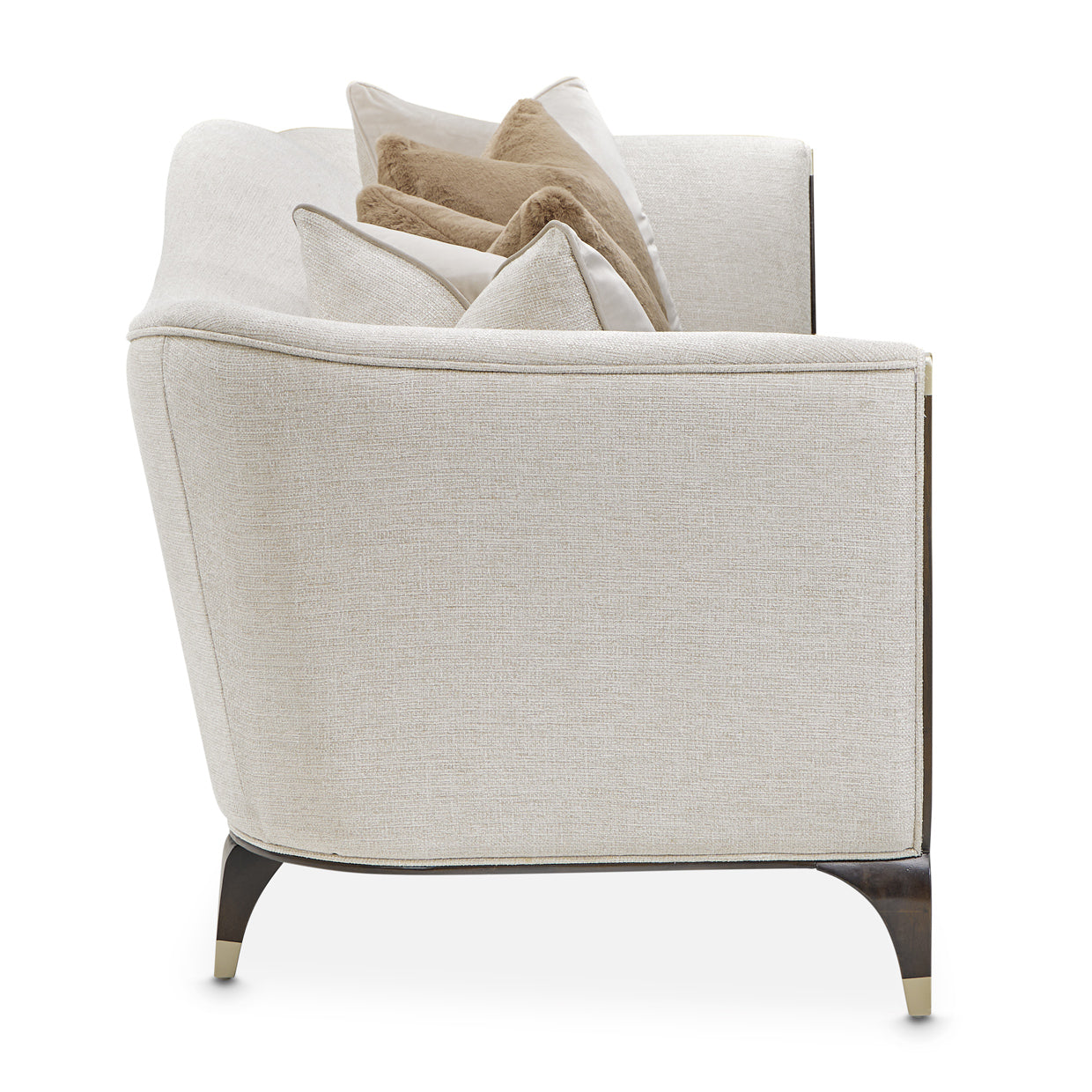 Paris Chic Espresso/Cremini Sofa - Ornate Home