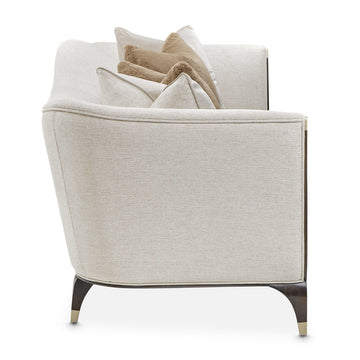 Paris Chic Espresso/Cremini Sofa - Ornate Home