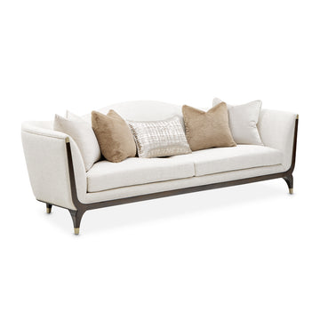 Paris Chic Espresso/Cremini Sofa - Ornate Home