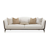 Paris Chic Espresso/Cremini Sofa - Ornate Home
