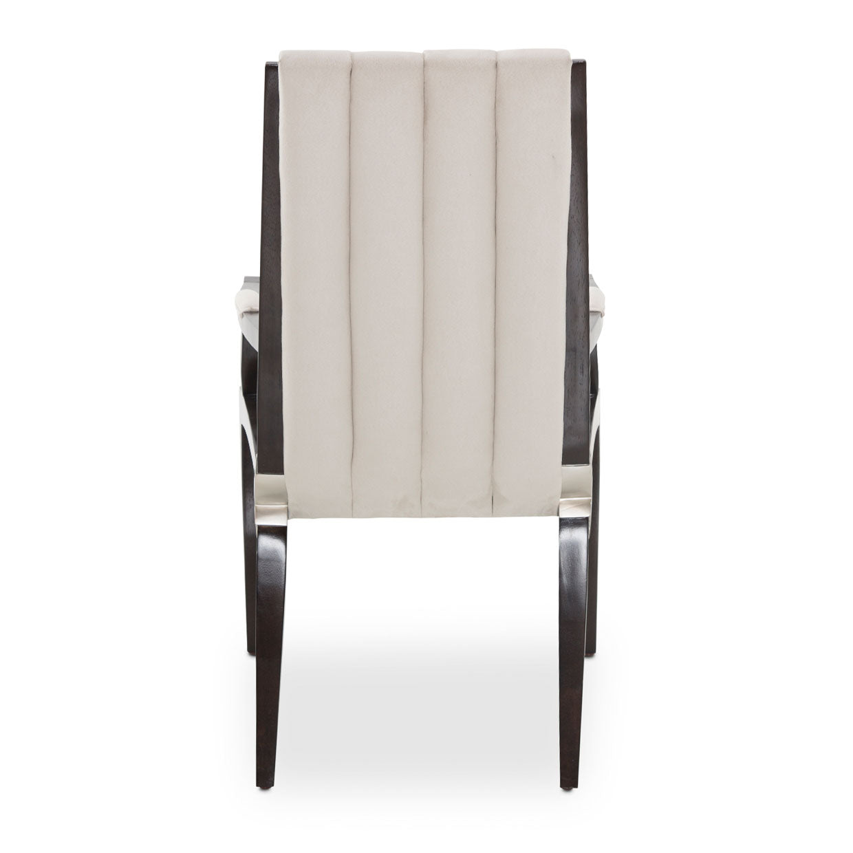 Paris Chic Espresso/Doeskin Dining Arm Chair - Ornate Home