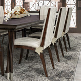 Paris Chic Espresso/Doeskin Dining Side Chair - Ornate Home