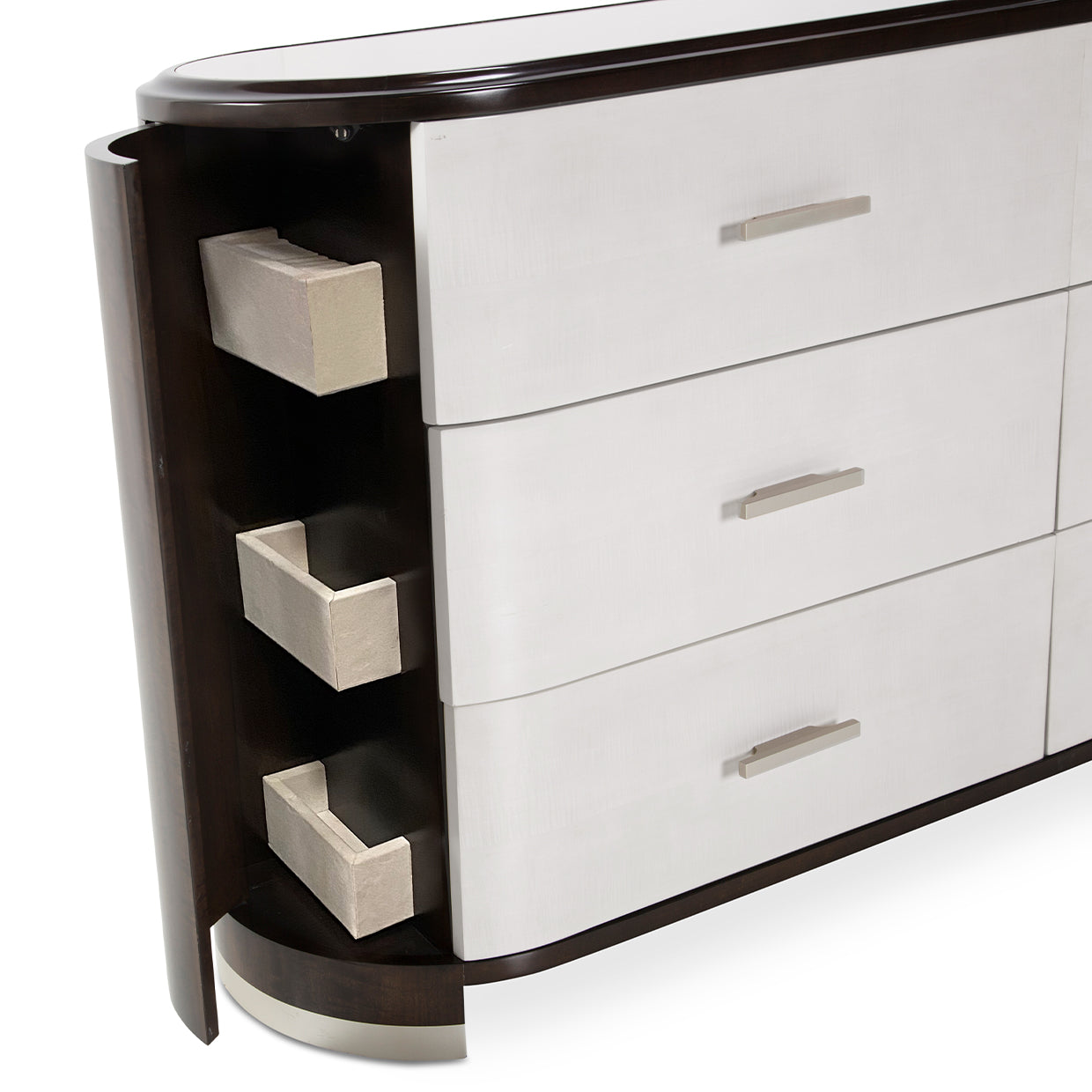 Paris Chic Espresso Dresser - Ornate Home