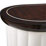 Paris Chic Espresso Media Cabinet - Ornate Home
