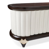 Paris Chic Espresso Media Cabinet - Ornate Home