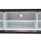Paris Chic Espresso Media Cabinet - Ornate Home
