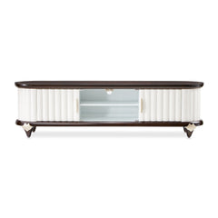 Paris Chic Espresso Media Cabinet - Ornate Home
