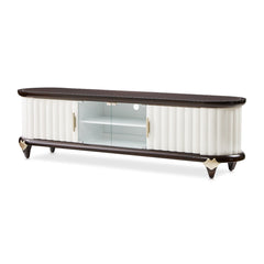 Paris Chic Espresso Media Cabinet - Ornate Home