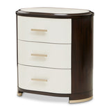 Paris Chic Espresso Nightstand - Ornate Home