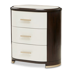 Paris Chic Espresso Nightstand - Ornate Home