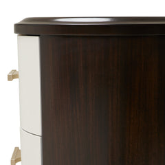 Paris Chic Espresso Nightstand - Ornate Home