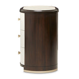 Paris Chic Espresso Nightstand - Ornate Home