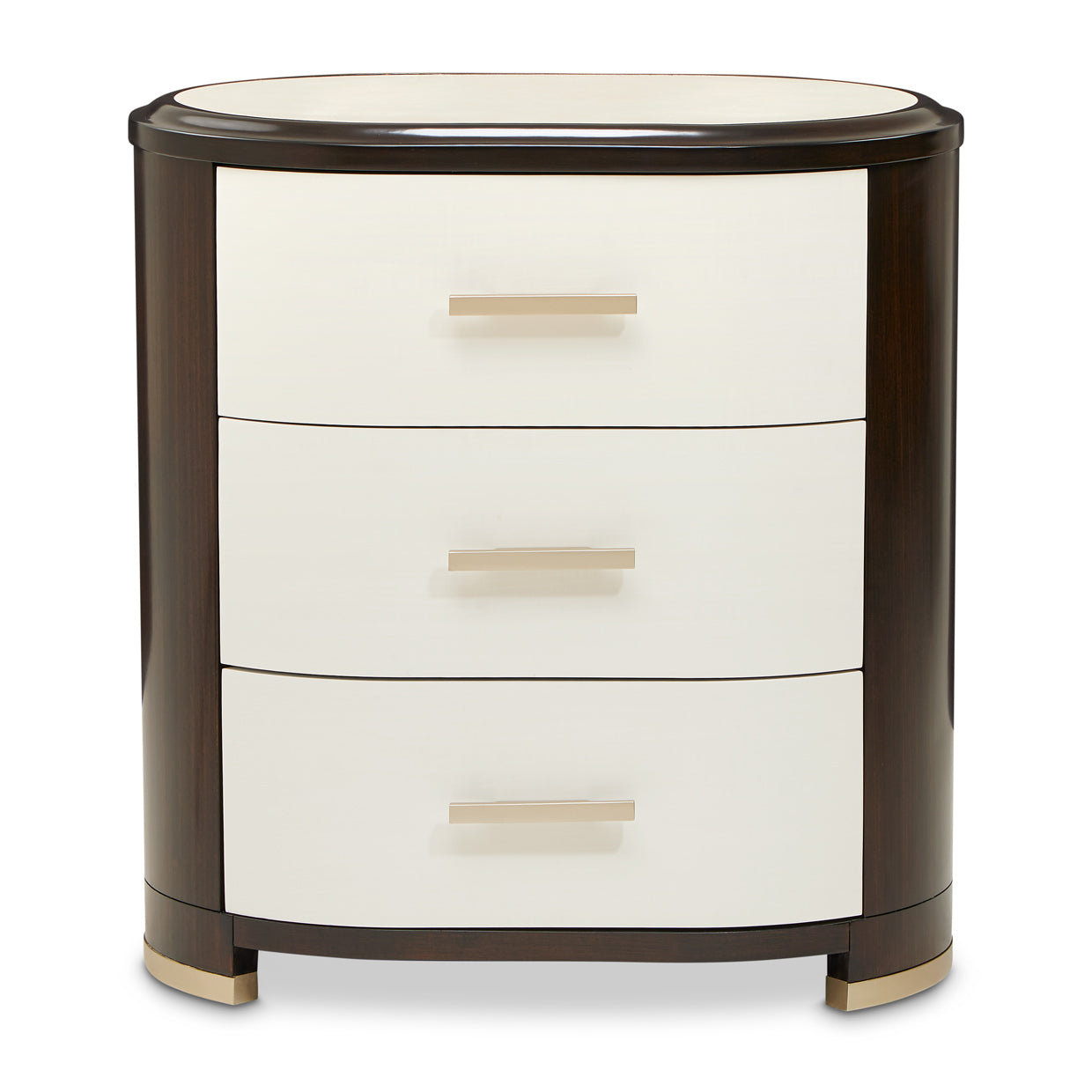 Paris Chic Espresso Nightstand - Ornate Home