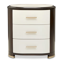 Paris Chic Espresso Nightstand - Ornate Home