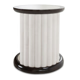 Paris Chic Espresso Round End Table - Ornate Home