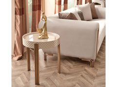 Paris Cream End Table - Ornate Home