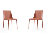 Paris Dining Chair in Clay (set of 2) - Ornate Home
