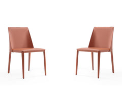 Paris Dining Chair in Clay (set of 2) - Ornate Home