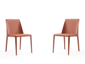 Paris Dining Chair in Clay (set of 2) - Ornate Home