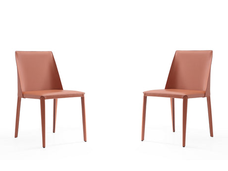 Paris Dining Chair in Clay (set of 2) - Ornate Home