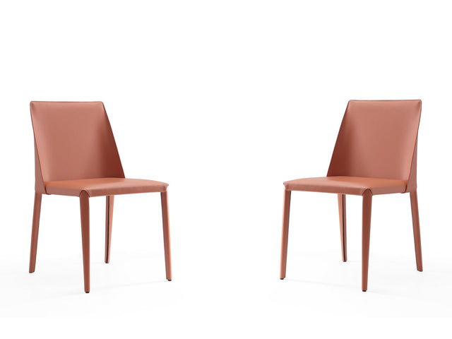 Paris Dining Chair in Clay (set of 2) - Ornate Home