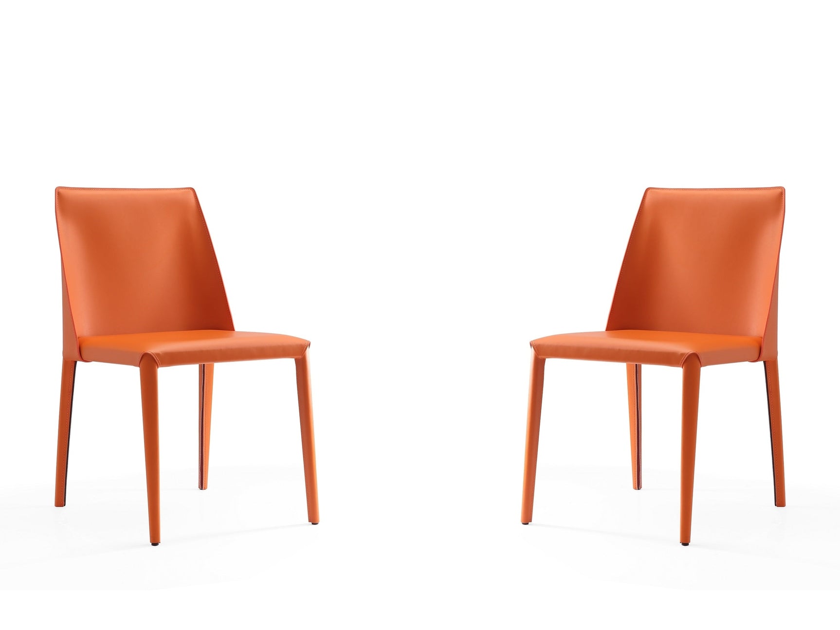 Paris Dining Chair in Coral (set of 2) - Ornate Home