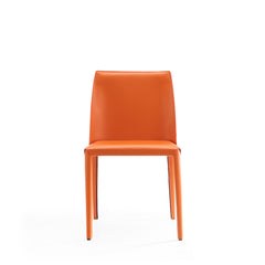 Paris Dining Chair in Coral (set of 2) - Ornate Home