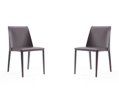 Paris Dining Chair in Grey (set of 2) - Ornate Home
