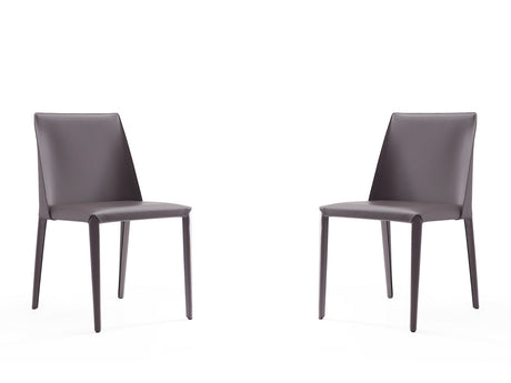 Paris Dining Chair in Grey (set of 2) - Ornate Home