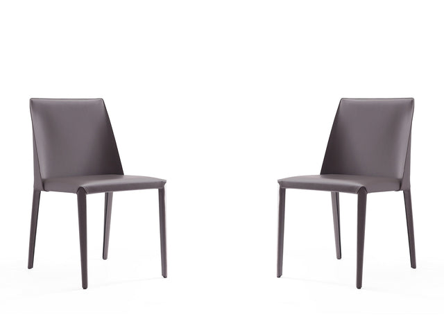Paris Dining Chair in Grey (set of 2) - Ornate Home