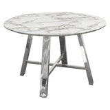 Paris Marble Round Dining Table - Ornate Home