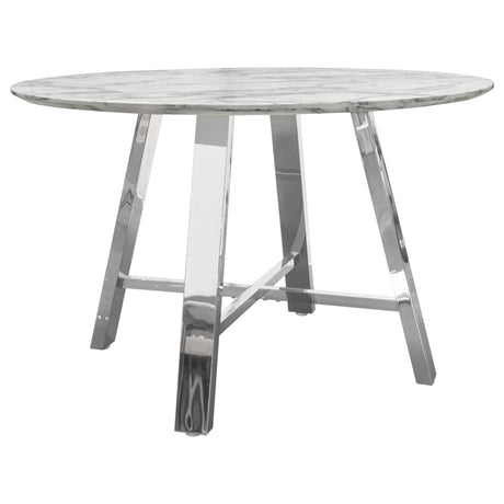 Paris Marble Round Dining Table - Ornate Home