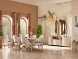 Paris Cream Consol With Mirror