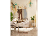 Paris Cream Dining Room Set (Consol With Mirror & Dining Table & 6 Dining Chair)