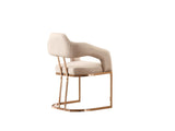 Paris Cream Dining Room Set (Consol With Mirror & Dining Table & 6 Dining Chair)