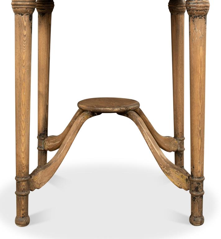 Parisian Salon Brown French Tea Table - Ornate Home