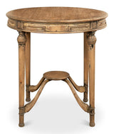 Parisian Salon Brown French Tea Table - Ornate Home