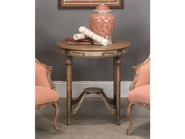 Parisian Salon Brown French Tea Table - Ornate Home