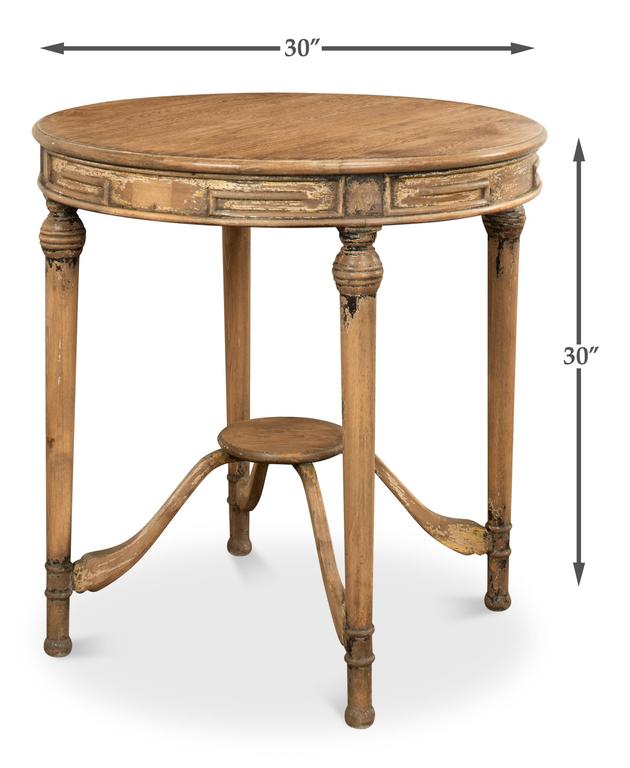 Parisian Salon Brown French Tea Table - Ornate Home