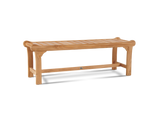 Park 2-Person Teak Outdoor Backless Bench - Ornate Home