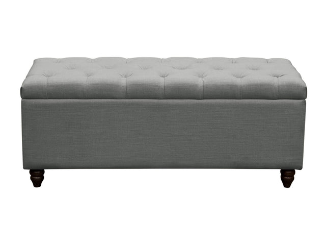 Park Ave Grey Storage Trunk - Ornate Home