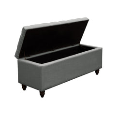 Park Ave Grey Storage Trunk - Ornate Home