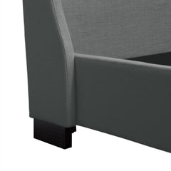 Park Avenue Grey Eastern King Tufted Bed - Ornate Home
