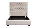 Park Avenue Sand Queen Tufted Bed - Ornate Home