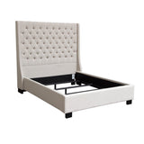 Park Avenue Sand Queen Tufted Bed - Ornate Home