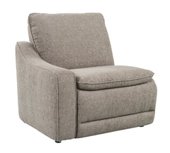Park City Cream Fabric 6-Pc Dual Power Reclining Sectional with LAF Chaise - Ornate Home
